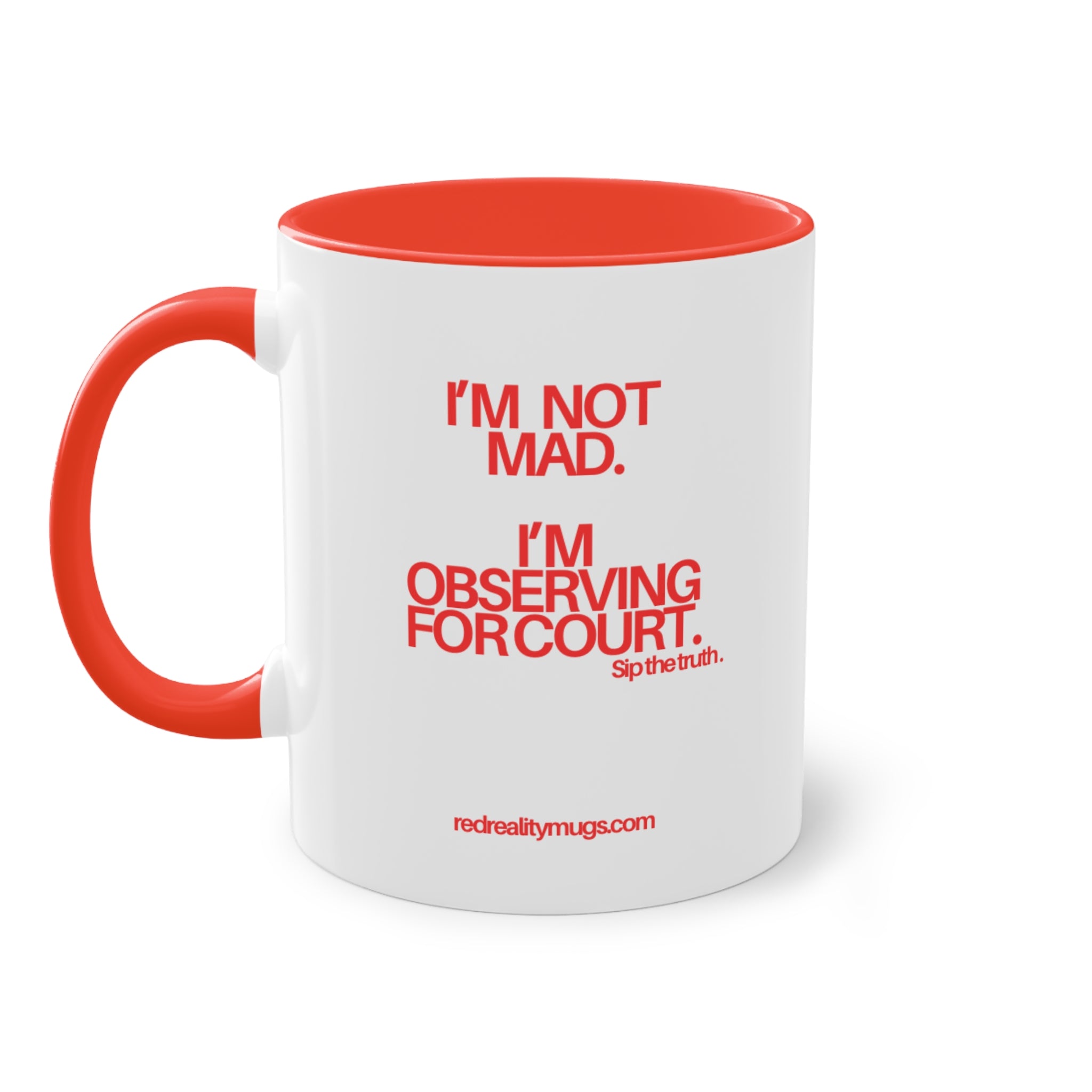 RED REALITY MUG – NEW YEAR SERIES 1, 11 OZ